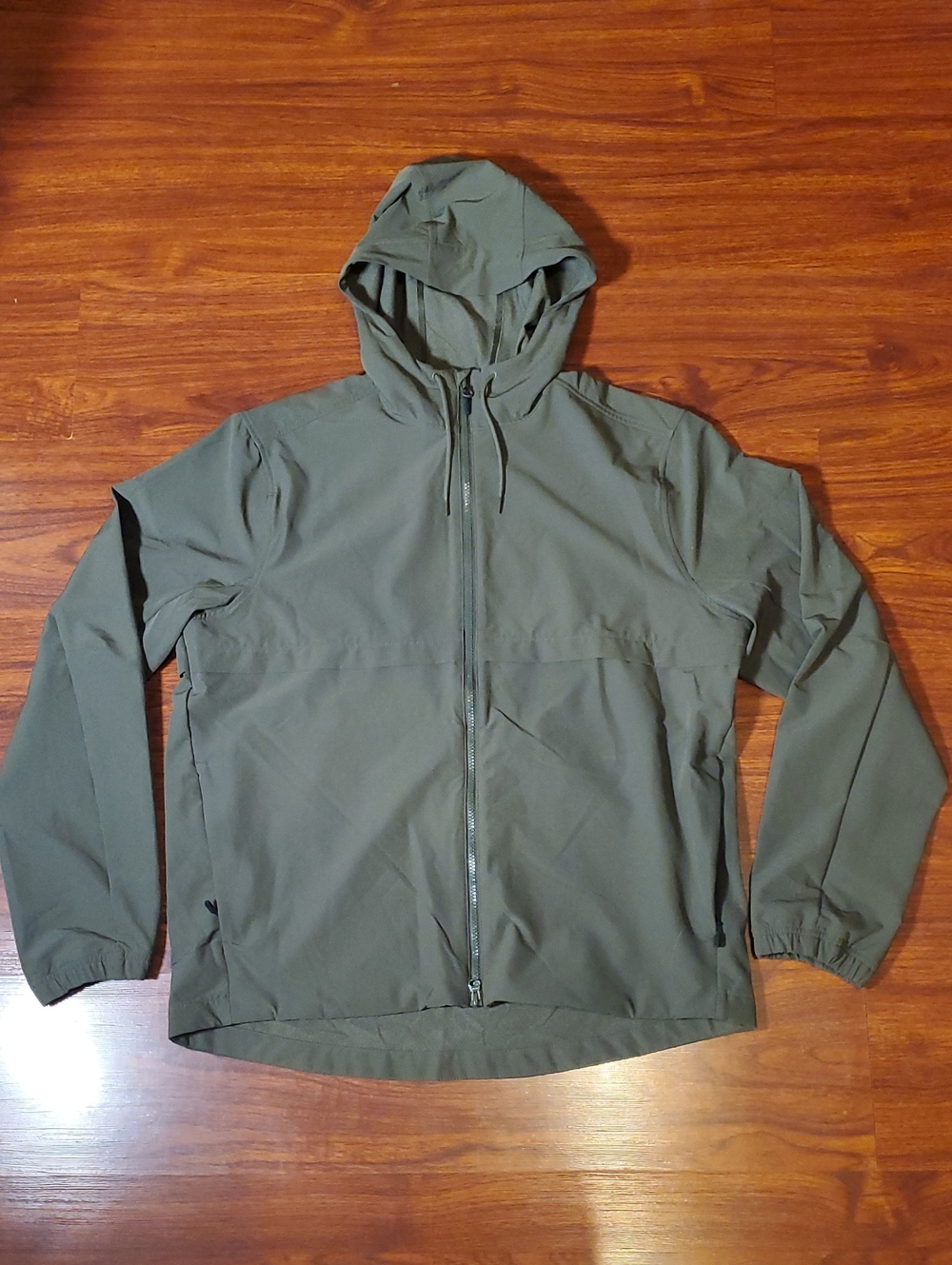 Old Navy Olive Green Hooded Windbreaker
